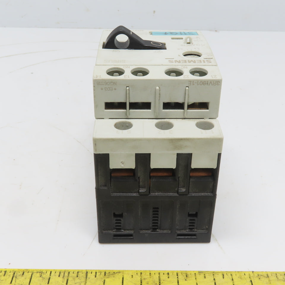 Siemens 3RV1021-1JA10 Sirius 3Hp Motor Circuit Breaker Manual Motor Controller
