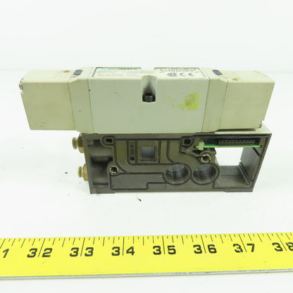 Numatics 122BB4Z2MN00061 150PSI 2/4Way Solenoid Pneumatic Valve Manifold 24VDC