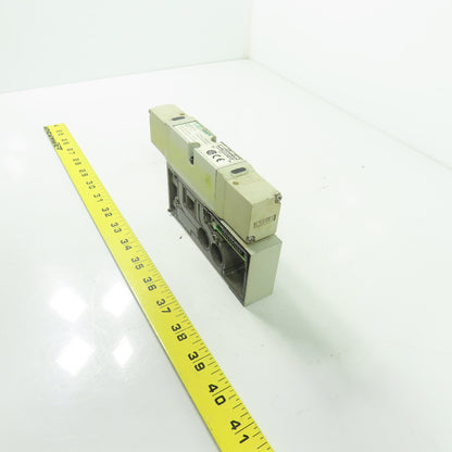 Numatics 122BB4Z2MN00061 150PSI 2/4Way Solenoid Pneumatic Valve Manifold 24VDC