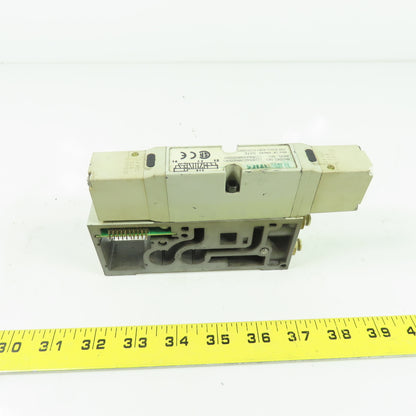 Numatics 122BB4Z2MN00061 150PSI 2/4Way Solenoid Pneumatic Valve Manifold 24VDC