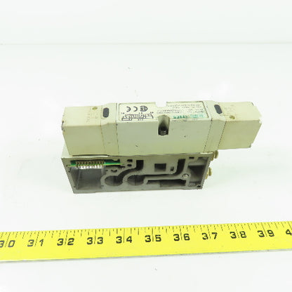 Numatics 122BB4Z2MN00061 150PSI 2/4Way Solenoid Pneumatic Valve Manifold 24VDC