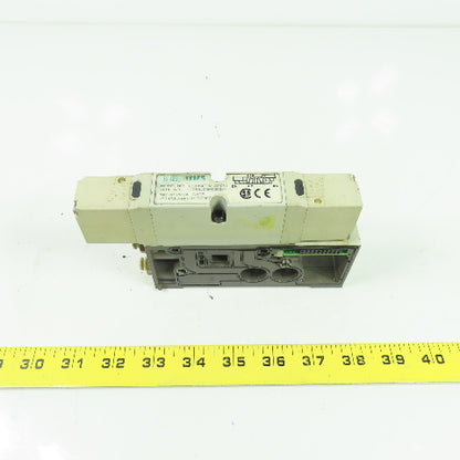 Numatics 122BB4Z2MN00061 150PSI 2/4Way Solenoid Pneumatic Valve Manifold 24VDC
