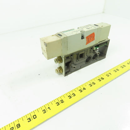 Numatics 122BB5Z2MN00061 150PSI 4-Way Solenoid Pneumatic Valve Manifold 24VDC