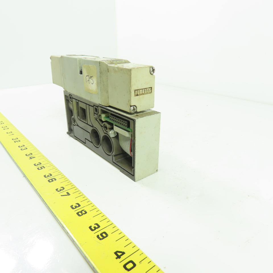 Numatics 122BB400M000061 150PSI 4-Way Solenoid Pneumatic Valve Manifold 24VDC
