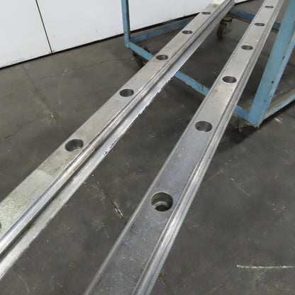 28mm Wide x 26mm Height Linear Guide Rail 4000mm OAL Lot Of 2