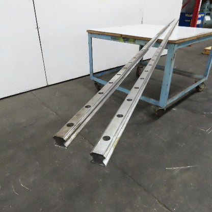 28mm Wide x 26mm Height Linear Guide Rail 4000mm OAL Lot Of 2