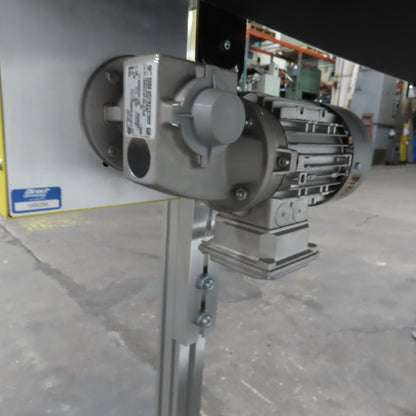 Direct Conveyors 24" x 137" Slide Bed Belt Conveyor 15FPM 208-230/460V .25Hp