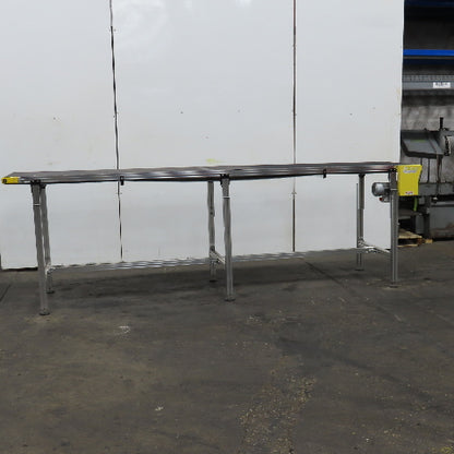 Direct Conveyors 24" x 137" Slide Bed Belt Conveyor 15FPM 208-230/460V .25Hp