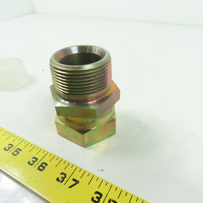1-1/4"(-11) NPSM Female Swivel x 1-1/4" NPSM Male Straight Hydraulic Adaptor