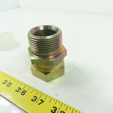 1-1/4"(-11) NPSM Female Swivel x 1-1/4" NPSM Male Straight Hydraulic Adaptor