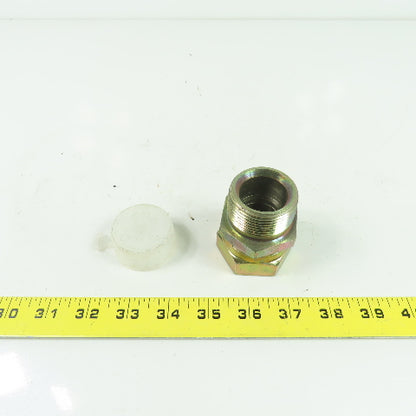 1-1/4"(-11) NPSM Female Swivel x 1-1/4" NPSM Male Straight Hydraulic Adaptor