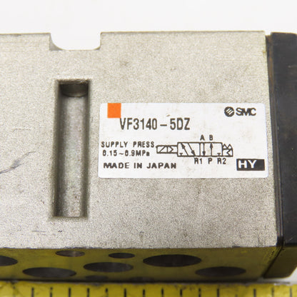 SMC VF3140-5DZ 4/5 Port Pneumatic Solenoid Valve 21-26VDC Coil