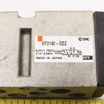 SMC VF3140-5DZ 4/5 Port Pneumatic Solenoid Valve 21-26VDC Coil