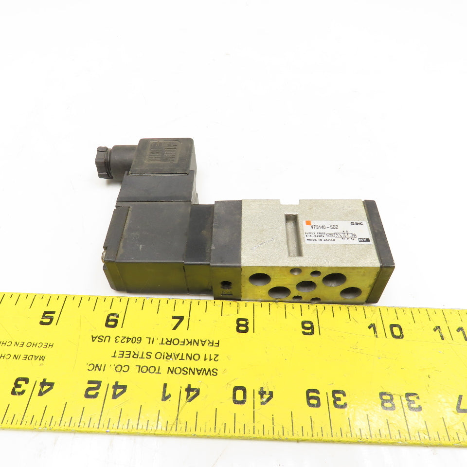 SMC VF3140-5DZ 4/5 Port Pneumatic Solenoid Valve 21-26VDC Coil