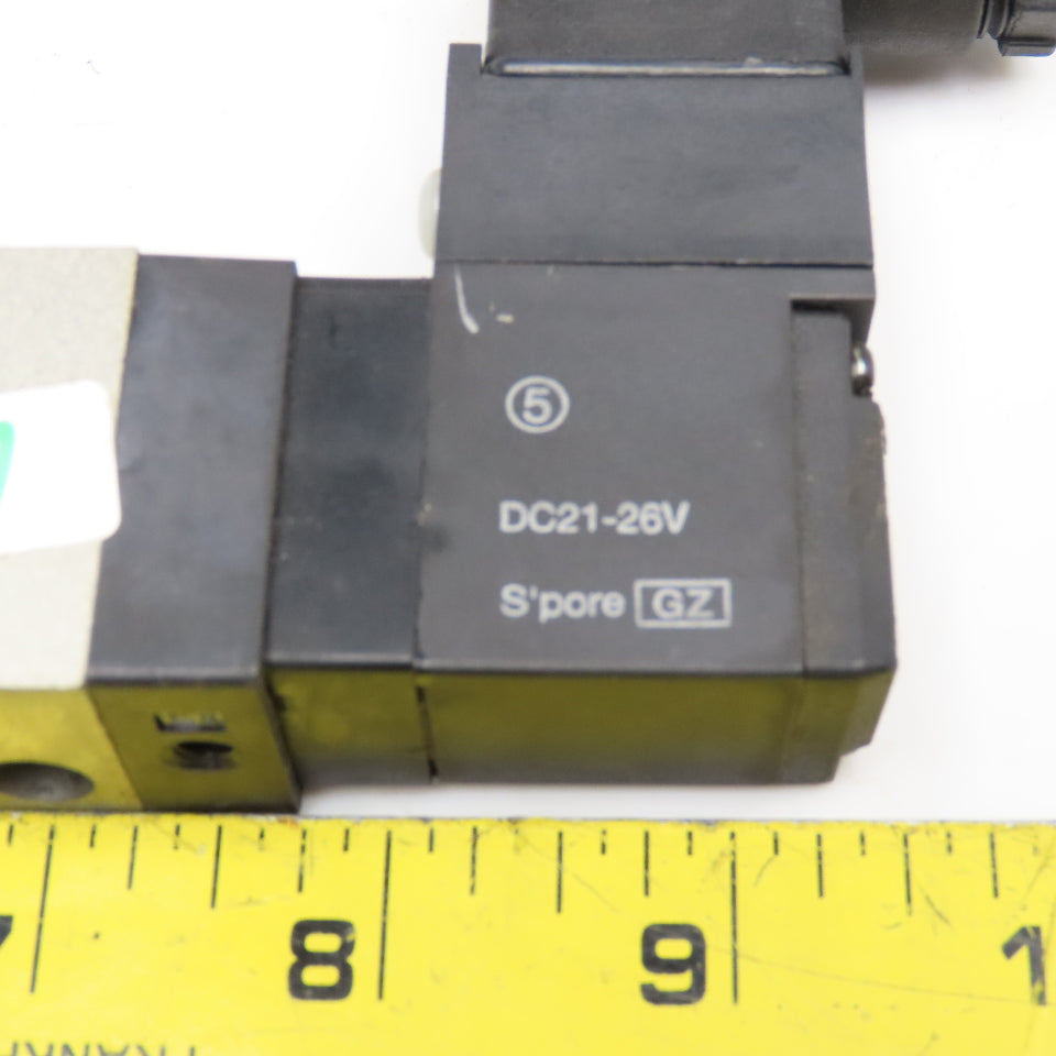 SMC VF3140-5DZ 4/5 Port Pneumatic Solenoid Valve 21-26VDC Coil