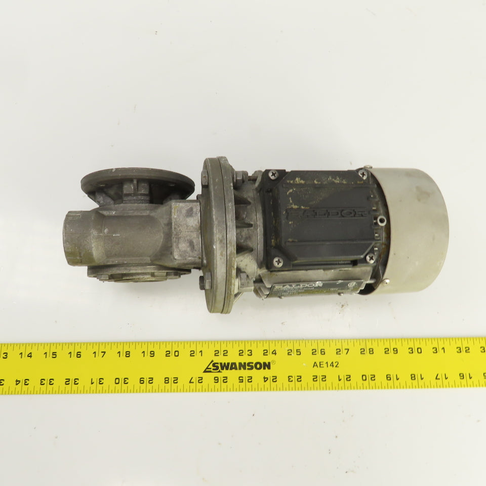 Baldor MVM5150D 0.25HP Right Angle Gear Motor & Reducer 230/460V 88RPM Out