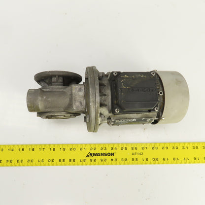 Baldor MVM5150D 0.25HP Right Angle Gear Motor & Reducer 230/460V 88RPM Out