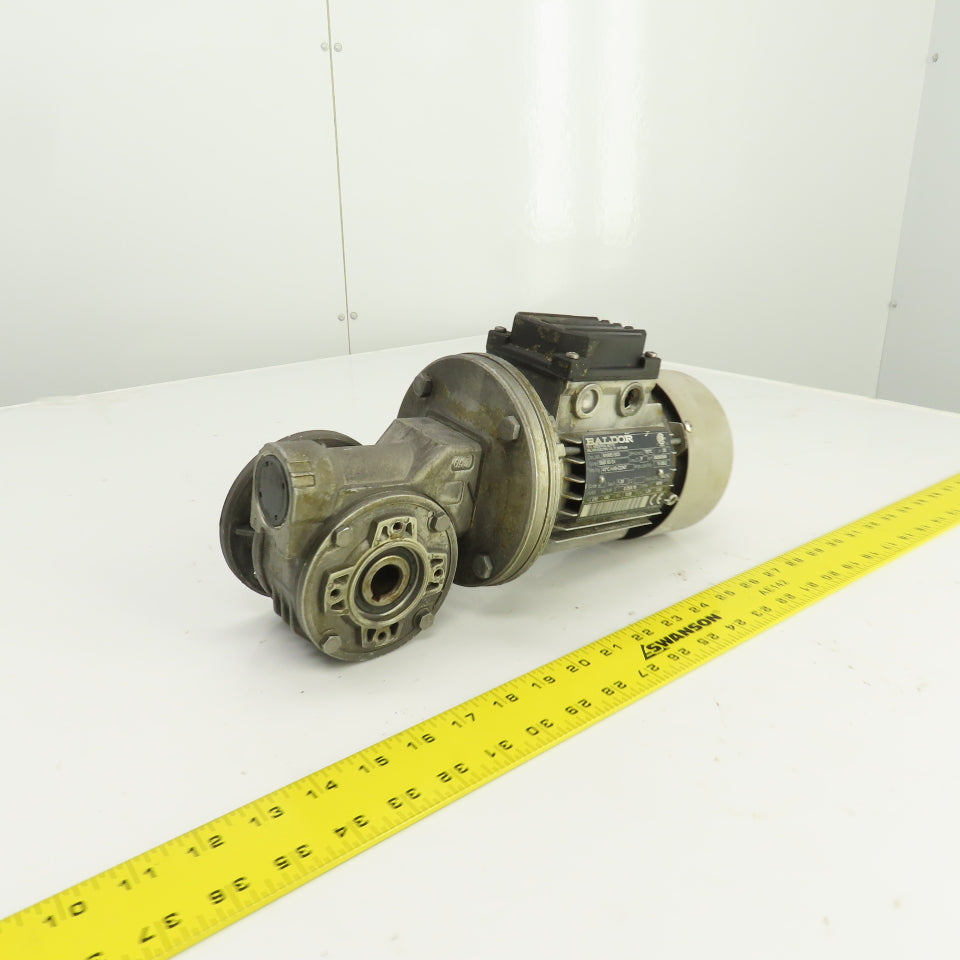 Baldor MVM5150D 0.25HP Right Angle Gear Motor & Reducer 230/460V 88RPM Out