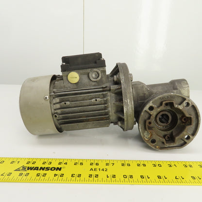 Baldor MVM5150D 0.25HP Right Angle Gear Motor & Reducer 230/460V 88RPM Out