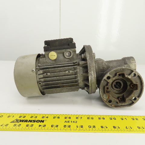 Baldor MVM5150D 0.25HP Right Angle Gear Motor & Reducer 230/460V 88RPM Out