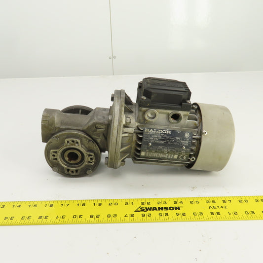 Baldor MVM5150D 0.25HP Right Angle Gear Motor & Reducer 230/460V 88RPM Out