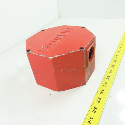 Fanuc Cast Aluminum Servo Motor End Cap Cover 6-3/4"x6-3/4"x4"