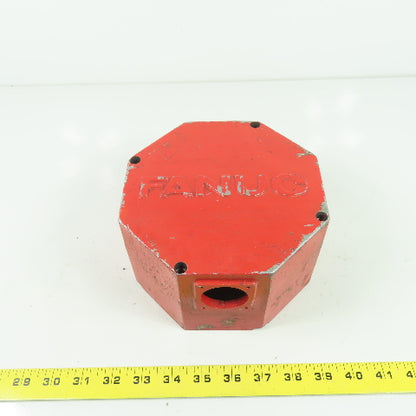 Fanuc Cast Aluminum Servo Motor End Cap Cover 6-3/4"x6-3/4"x4"