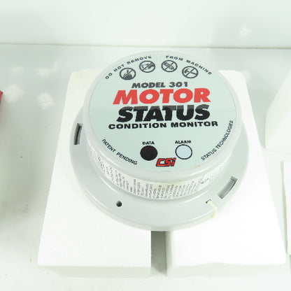 Status Technologies A0301SP-Q2 Motor Status Condition Monitor Model 301