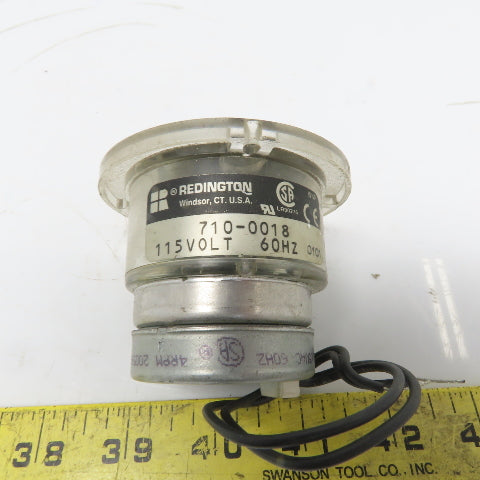 Redington 710-0018 Minute Meter Counter 115V 60HZ