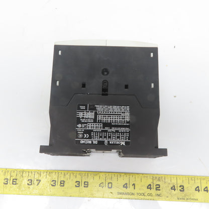Moeller DIL M(C)40 Contactor 3 Pole 63 Amp 600V Max 24-27VDC Coil