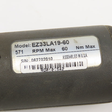 Stanley EZ33LA19-60 Right Angle Transducerized Nutrunner 60Nm 1/2" Drive