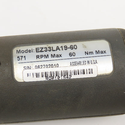 Stanley EZ33LA19-60 Right Angle Transducerized Nutrunner 60Nm 1/2" Drive