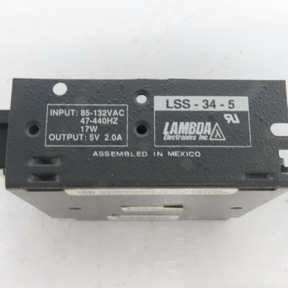 Lambda LSS-34-5 Power Supply 85-132V Input 5V 2A Output
