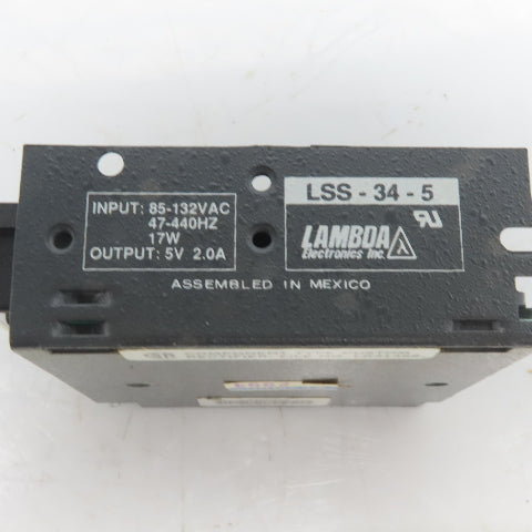 Lambda LSS-34-5 Power Supply 85-132V Input 5V 2A Output