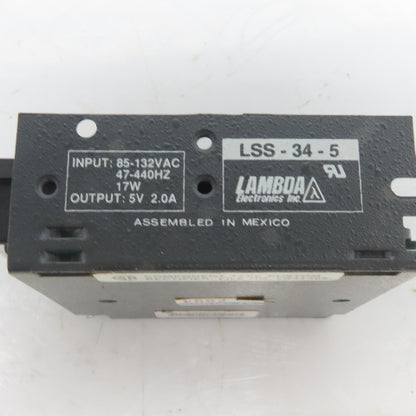 Lambda LSS-34-5 Power Supply 85-132V Input 5V 2A Output