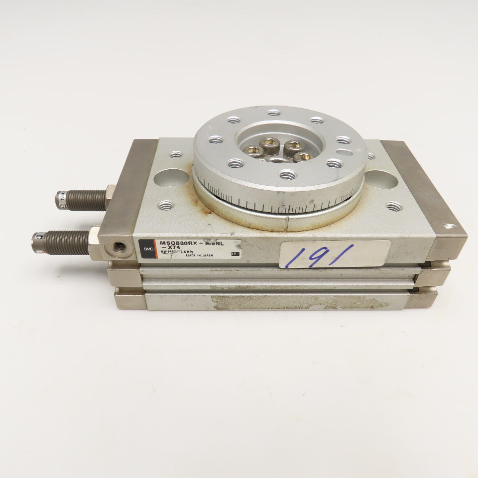 SMC MSQB30RX-M9NL 180° Rotary Table Pneumatic Rack & Pinion