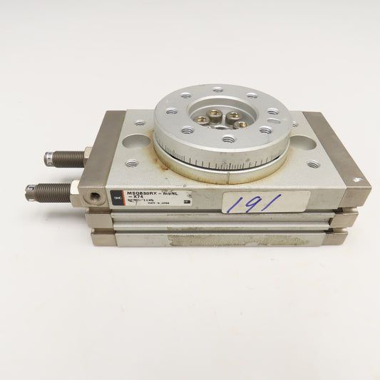 SMC MSQB30RX-M9NL 180° Rotary Table Pneumatic Rack & Pinion