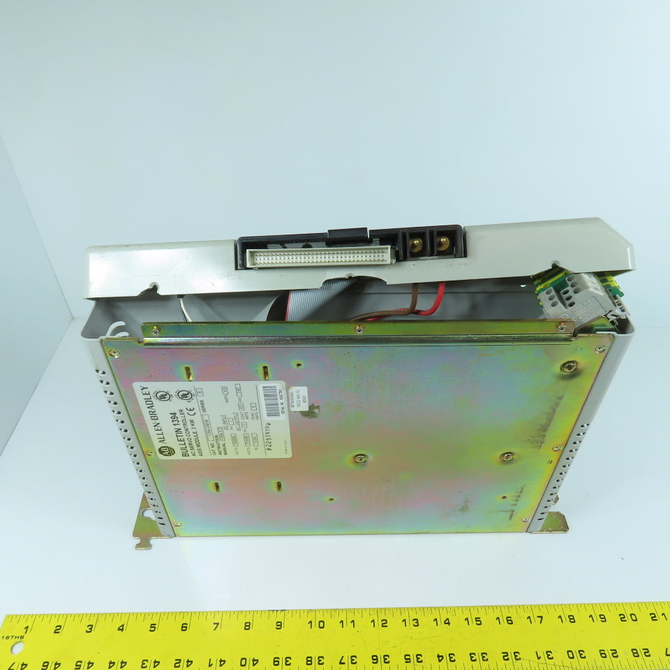 Allen Bradley 1394-AM04 Ser B 3kW AC Servo Controller Axis Module (Broken Cover)