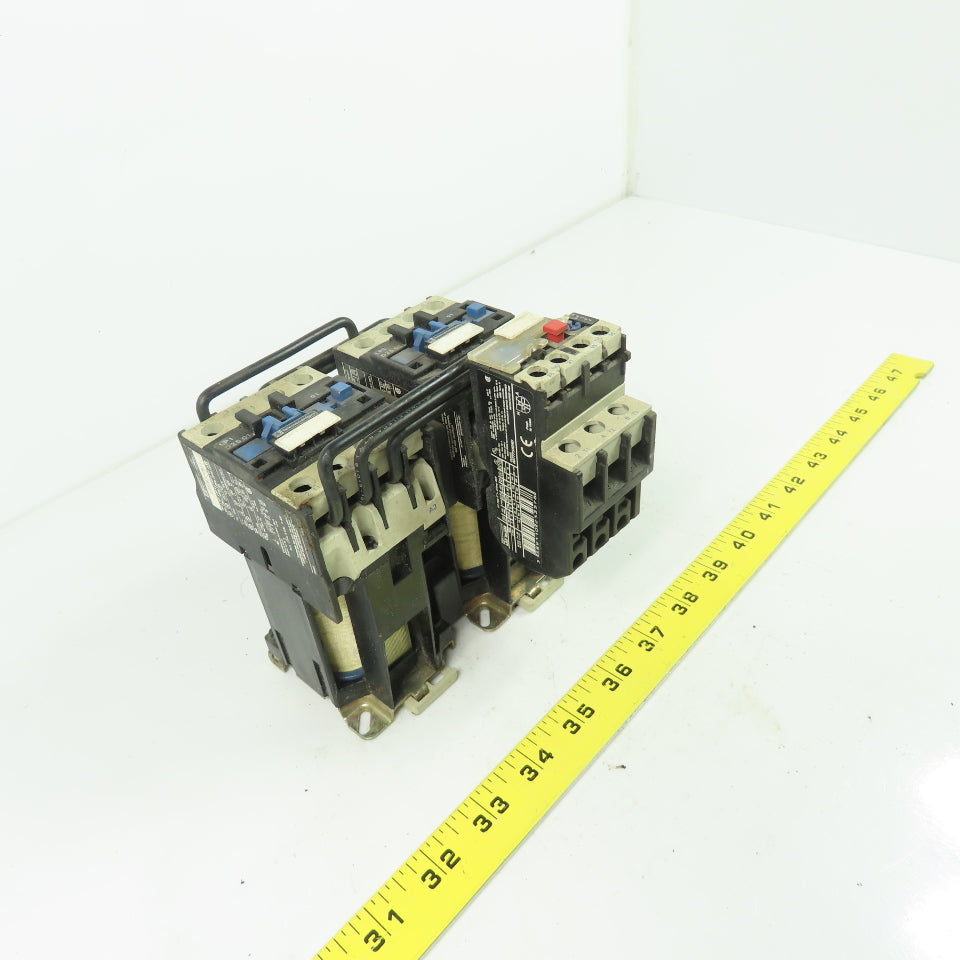 Telemecanique LP2D2501 600V Reversing Contactor 3Ph 40A 20HP 24VDC Coil