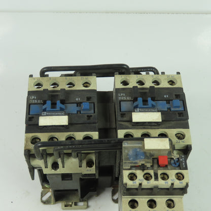Telemecanique LP2D2501 600V Reversing Contactor 3Ph 40A 20HP 24VDC Coil