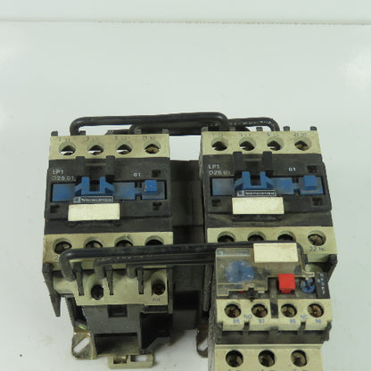 Telemecanique LP2D2501 600V Reversing Contactor 3Ph 40A 20HP 24VDC Coil