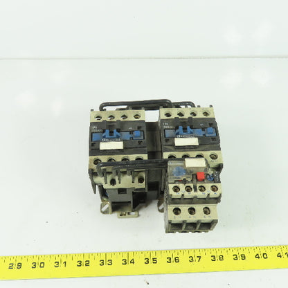 Telemecanique LP2D2501 600V Reversing Contactor 3Ph 40A 20HP 24VDC Coil