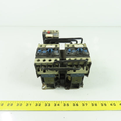 Telemecanique LP2D2501 600V Reversing Contactor 3Ph 40A 20HP 24VDC Coil