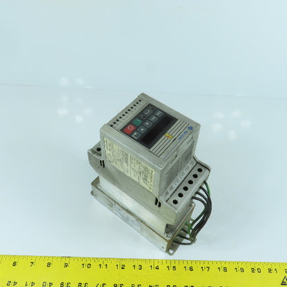 Allen Bradley 160-BA02NPS1P1 0.75HP Variable Speed Drive W/ 160-LFB1 Line Filter