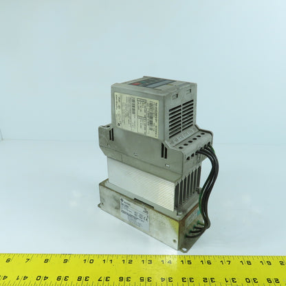Allen Bradley 160-BA02NPS1P1 0.75HP Variable Speed Drive W/ 160-LFB1 Line Filter