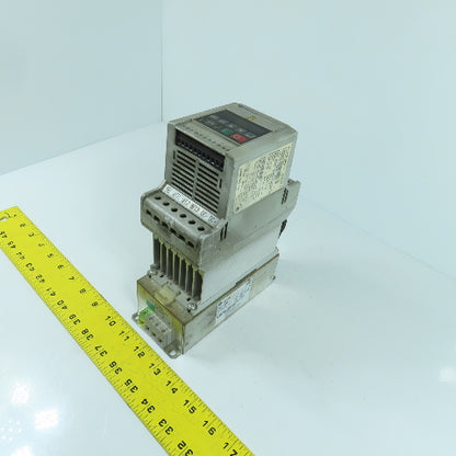 Allen Bradley 160-BA02NPS1P1 0.75HP Variable Speed Drive W/ 160-LFB1 Line Filter