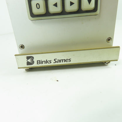 Binks Digital Display Control Panel Keyboard
