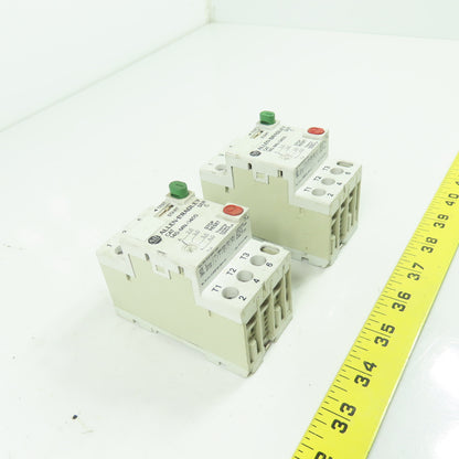 Allen Bradley 140-MN-0400 Ser C Manual Motor Starter 600V 3Ph 2.5-4.0A Lot Of 2