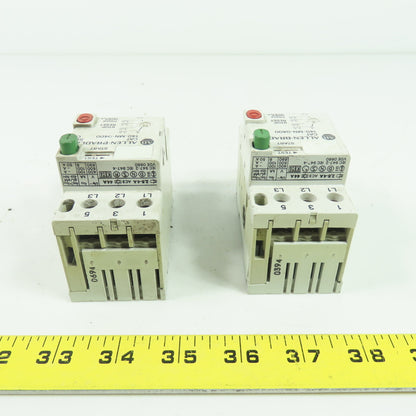 Allen Bradley 140-MN-0400 Ser C Manual Motor Starter 600V 3Ph 2.5-4.0A Lot Of 2
