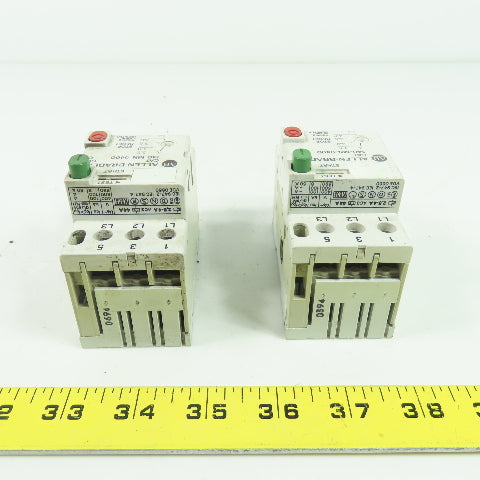 Allen Bradley 140-MN-0400 Ser C Manual Motor Starter 600V 3Ph 2.5-4.0A Lot Of 2